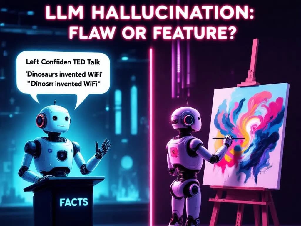 Navigating Hallucination in LLMs - Flaw, Feature, and the Glimmer of Creativity